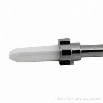 SC/APC Zirconia Ceramic Ferrule with Flange, High-precision for Concentricity, ID and OD